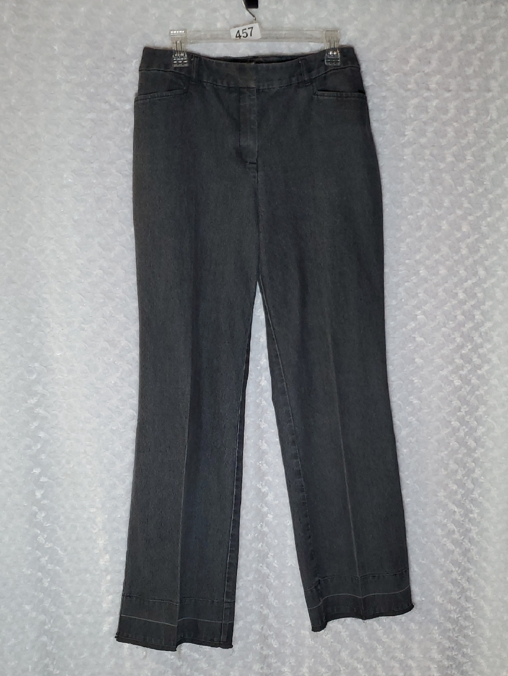 Vintage Geoffrey Beene Straight-Leg Jeans in Dark Gray 12R